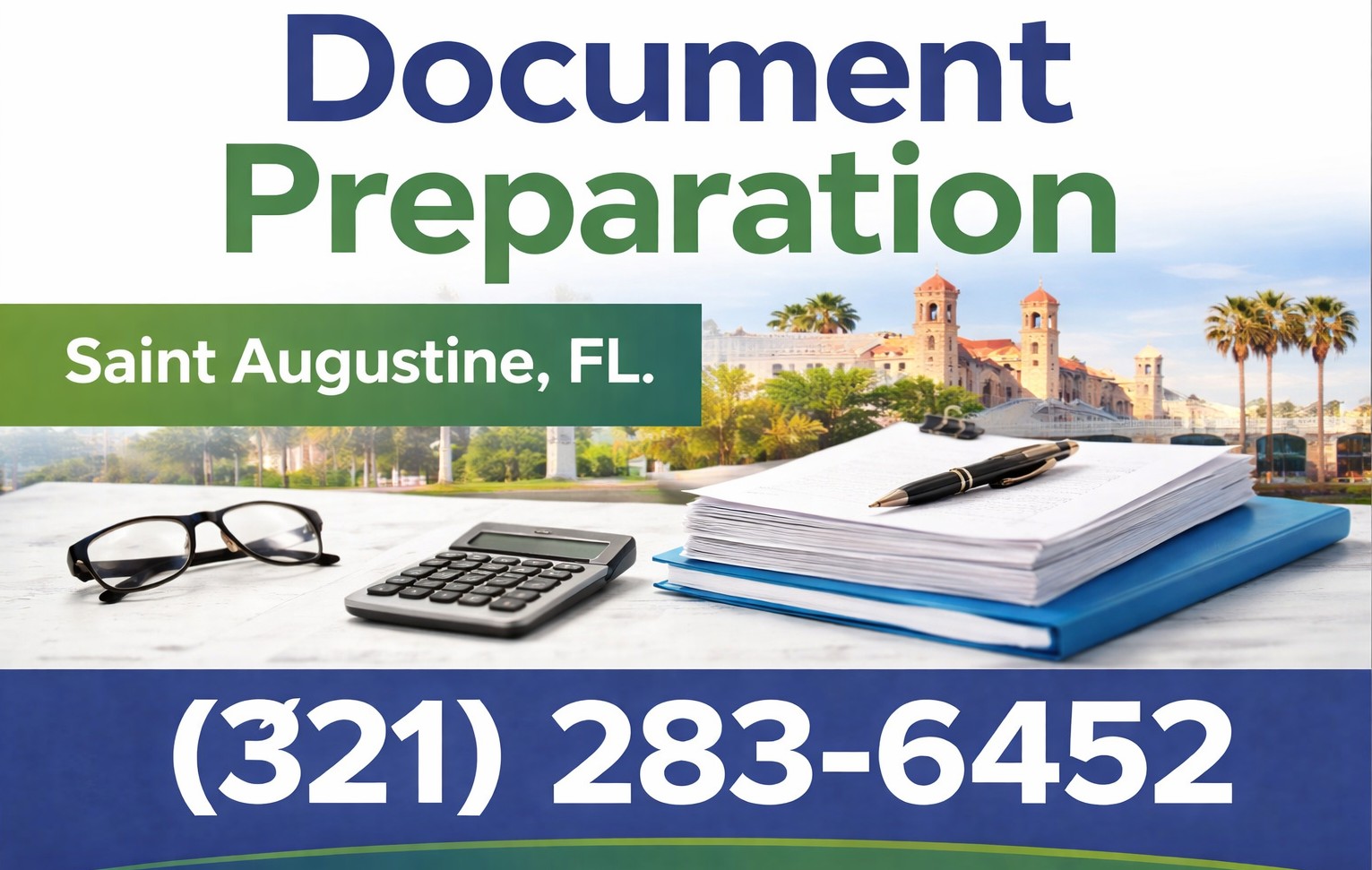 Document preparation services in Saint Augustine, FL