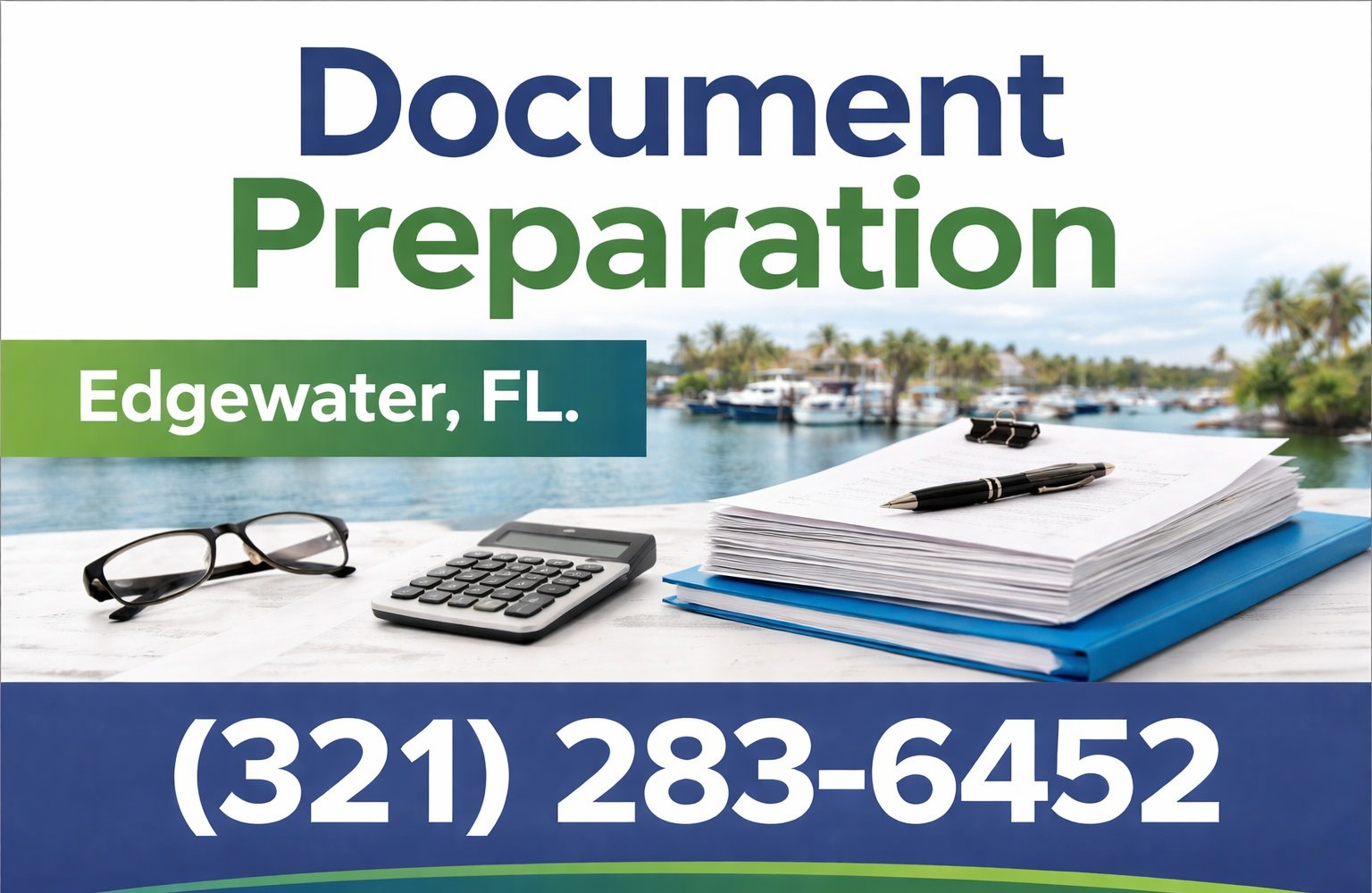 Document preparation services in Edgewater, FL