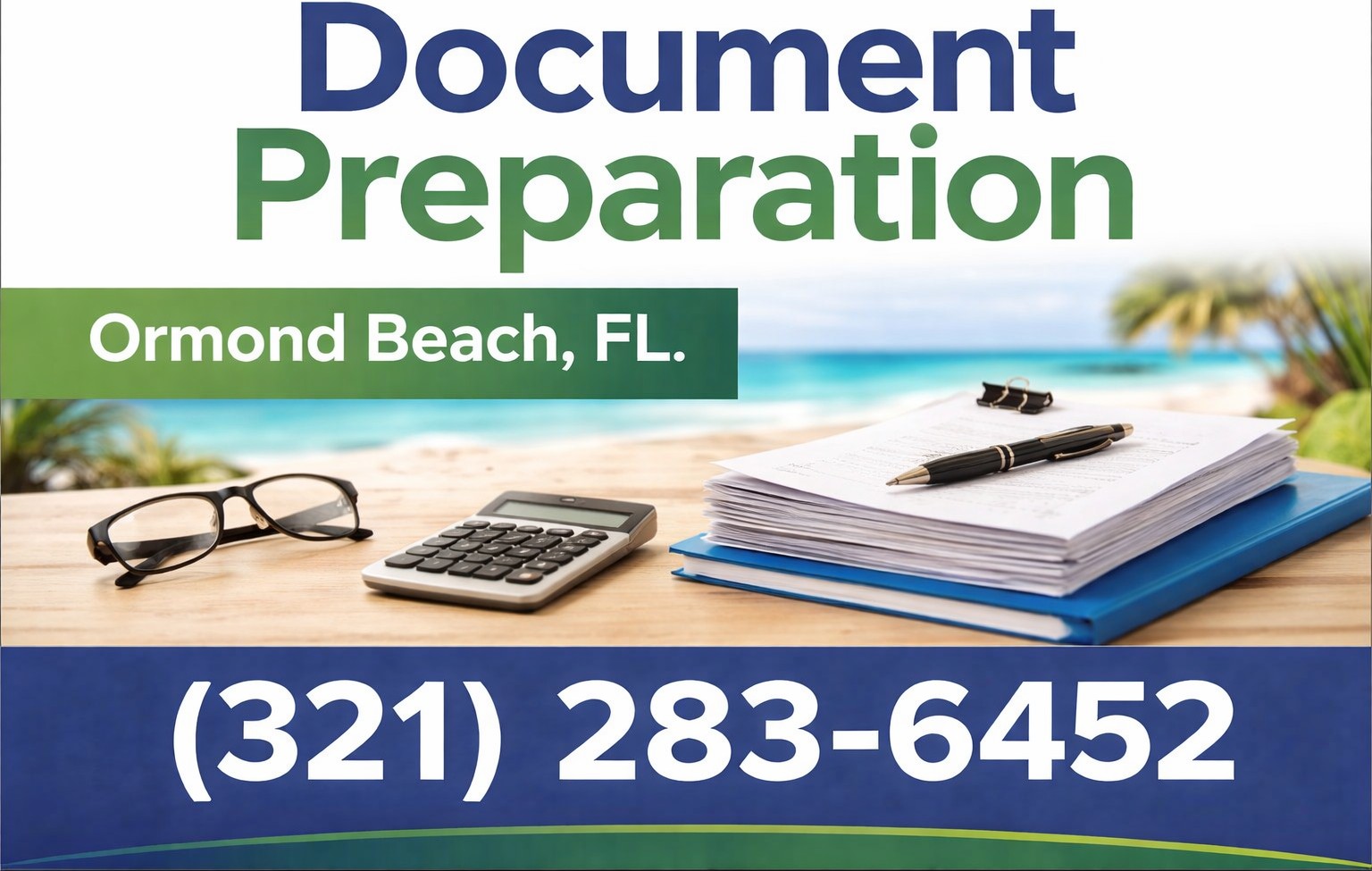 Document preparation services in Ormond Beach, FL