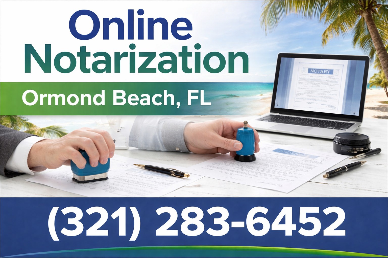 Online Notarization services in Ormond Beach, FL