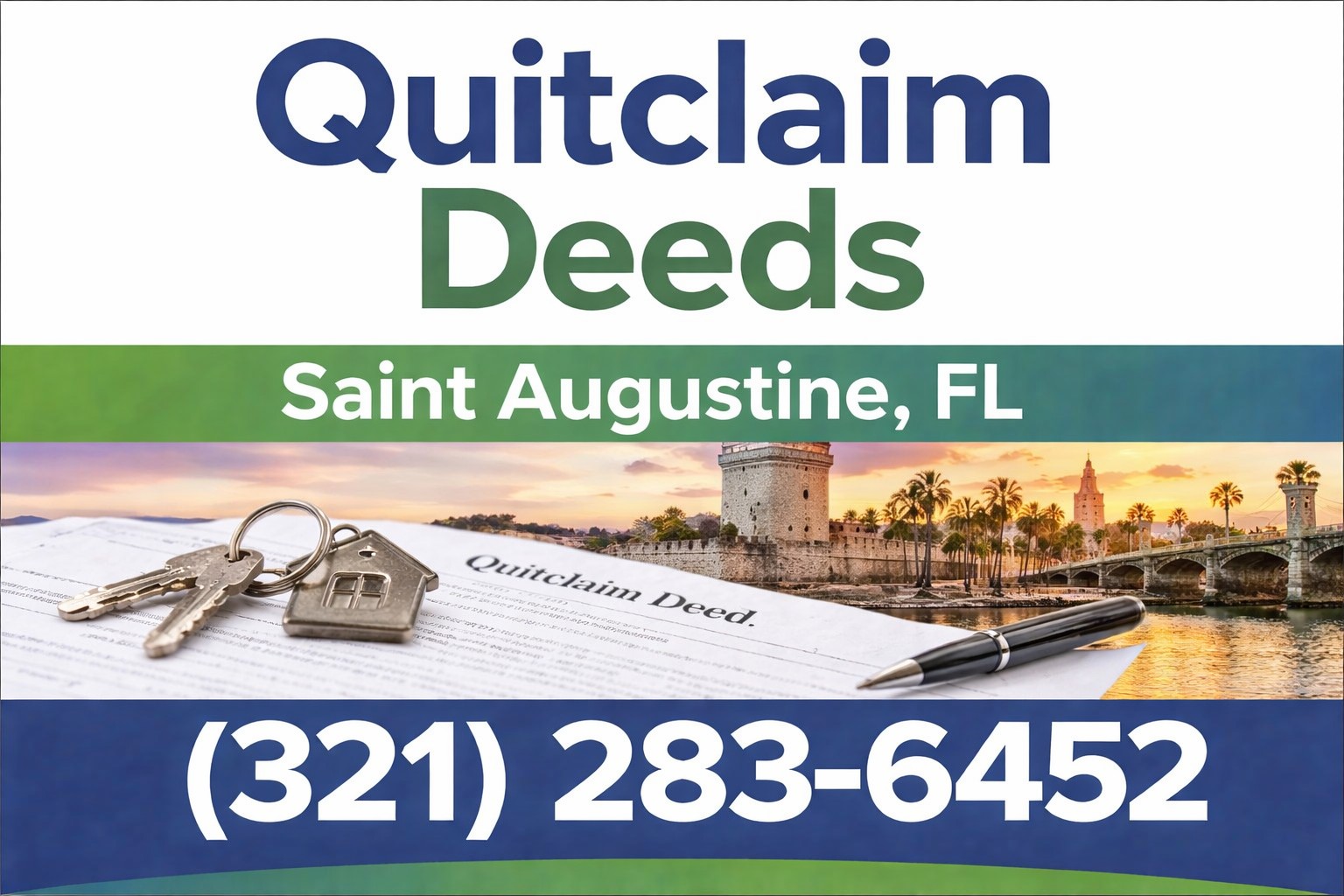 Quitclaim Deed services in Saint Augustine, FL
